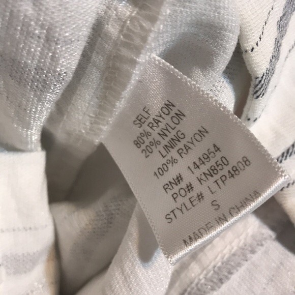 Luxxel ladies lightweight high waisted casual wide leg pants size small - Picture 12 of 13